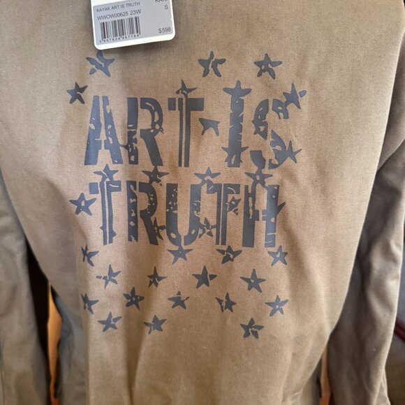 🔥 ZADIG & VOLTAIRE “ART IS TRUTH” Military Jacket – Size S – NWT 🔥 - Picture 7 of 10